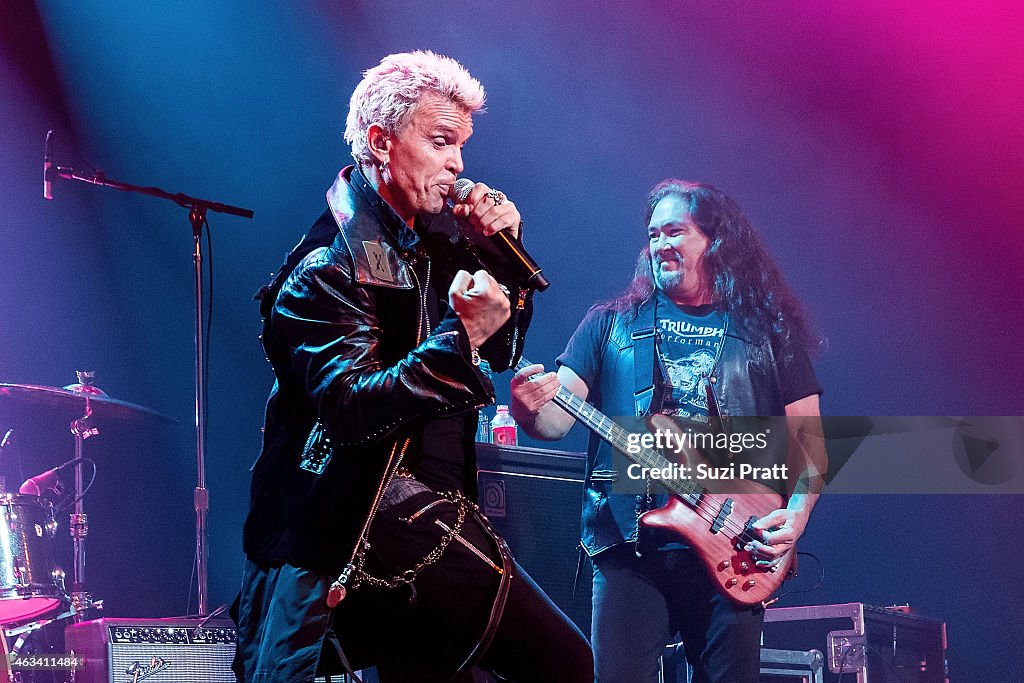 Billy Idol Performs At Paramount Theater Seattle