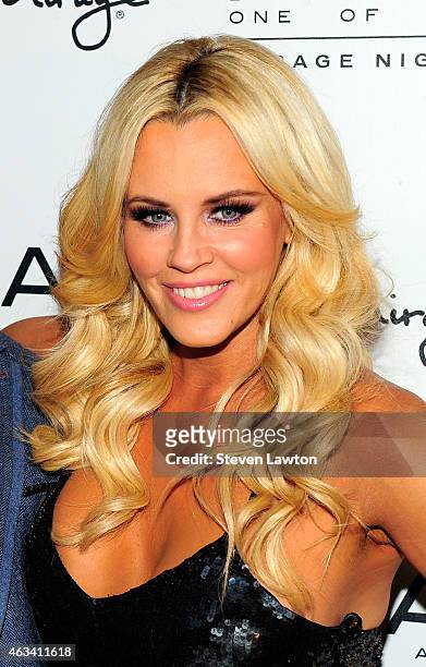Actress/comedian Jenny McCarthy attends a Valentine's weekend party at 1 OAK Nightclub at The Mirage Hotel & Casino on February 14, 2015 in Las...