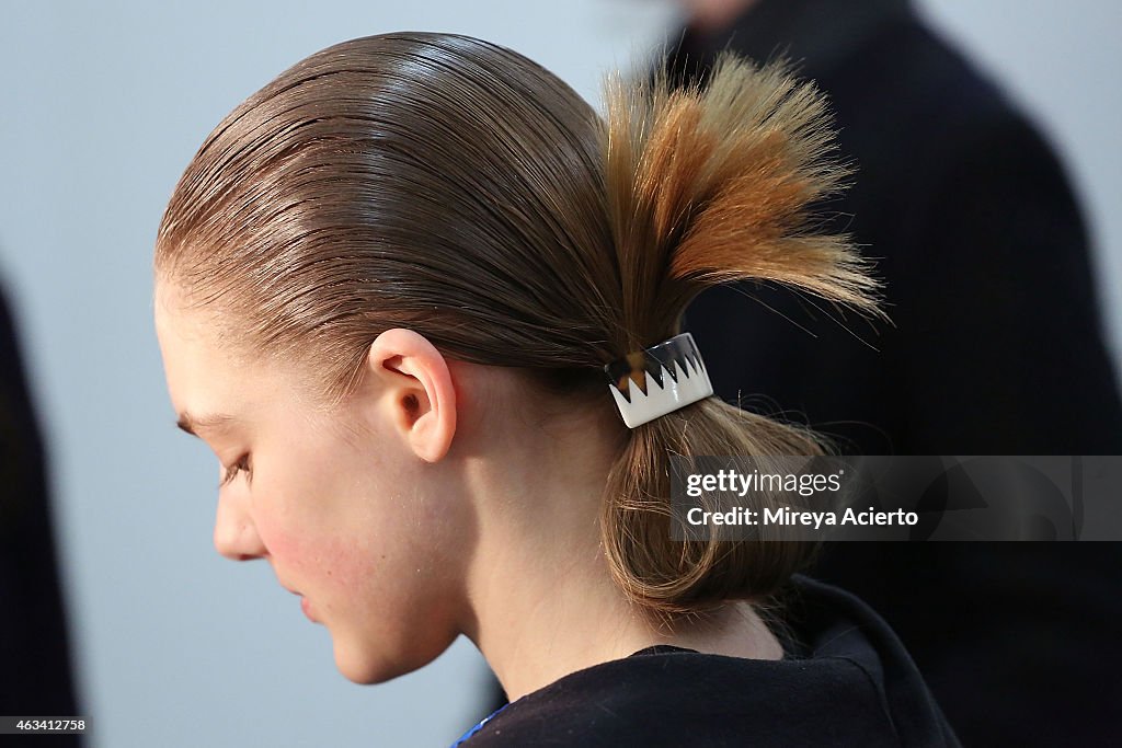 Suno - Backstage - Mercedes-Benz Fashion Week Fall 2015