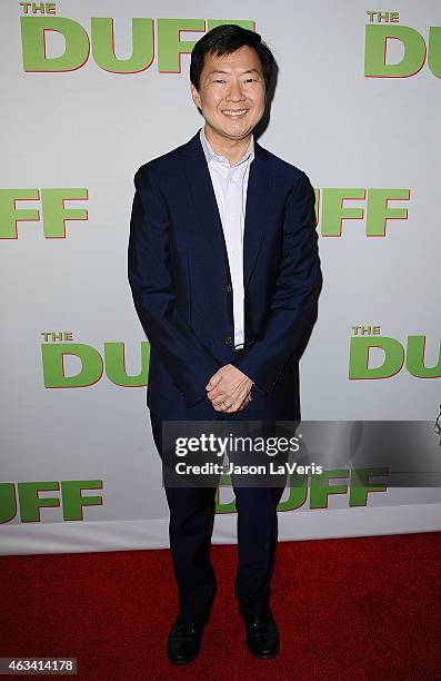 Actor Ken Jeong attends the premiere of "The Duff" at TCL Chinese 6 Theatres on February 12, 2015 in Hollywood, California.