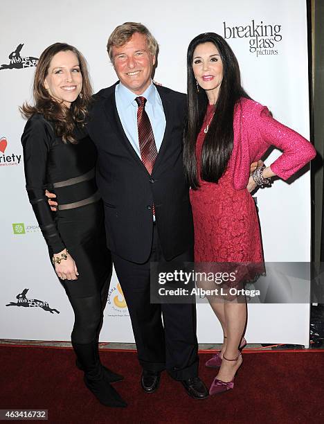 Producer Jordan Roberts, sports agent Lee Steinberg and cofounder of Filmanthropic Barbara Lazaroff arrive for the Los Angeles Premiere of "White...