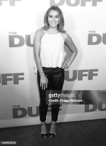 Actress Alexa Vega arrives at the Los Angeles screening of "The Duff" at TCL Chinese 6 Theatres on February 12, 2015 in Hollywood, California.