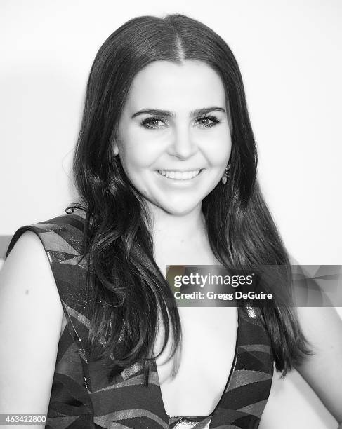 Actress Mae Whitman arrives at the Los Angeles screening of "The Duff" at TCL Chinese 6 Theatres on February 12, 2015 in Hollywood, California.