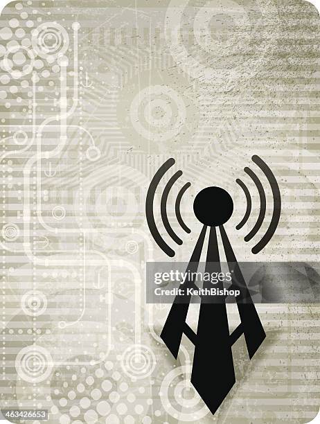 cell phone tower - telecommunications background - cell tower stock illustrations