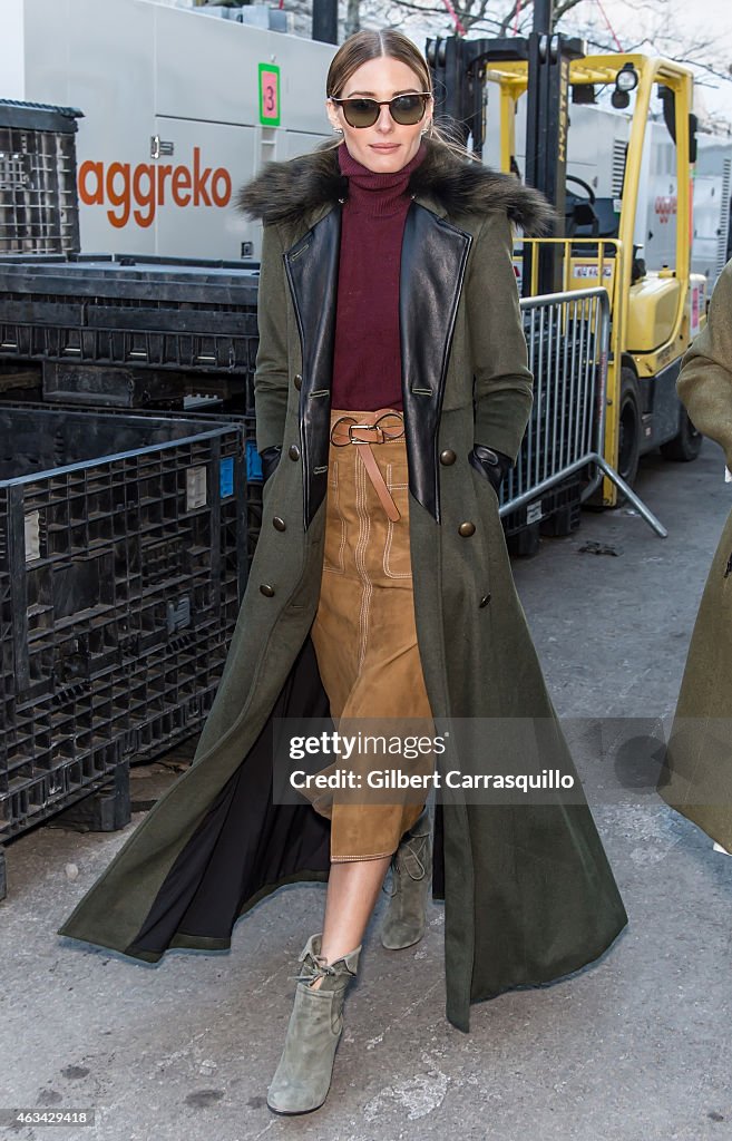 Celebrity Sightings - February 13, 2015 - Fall 2015 Mercedes-Benz Fashion Week