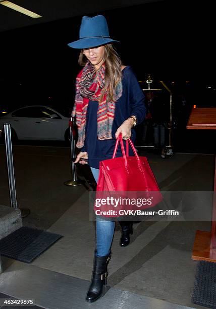 Jessica Alba is seen on January 17, 2014 in Los Angeles, California.