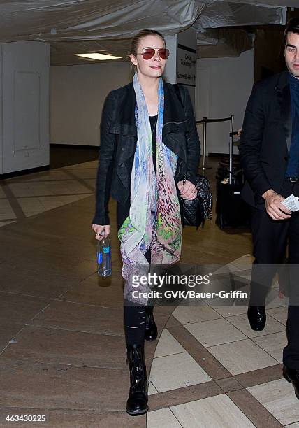 Leann Rimes is seen on January 17, 2014 in Los Angeles, California.