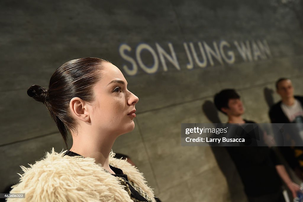 Son Jung Wan - Backstage - Mercedes-Benz Fashion Week Fall 2015