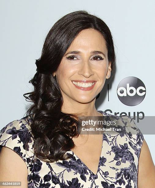 Michaela Watkins arrives at the ABC/Disney 2014 Winter TCA party held at The Langham Huntington Hotel and Spa on January 17, 2014 in Pasadena,...