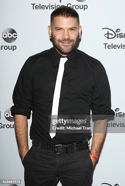 Guillermo Diaz arrives at the ABC/Disney 2014 Winter TCA party held at The Langham Huntington Hotel and Spa on January 17, 2014 in Pasadena,...