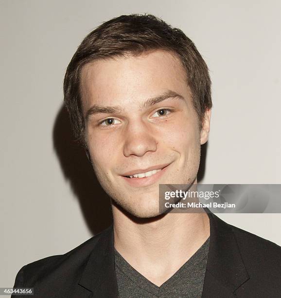 Nick Krause attends "White Rabbit" Los Angeles Premiere - A Bullying Prevention Initiative at Laemmle's Music Hall 3 on February 13, 2015 in Beverly...