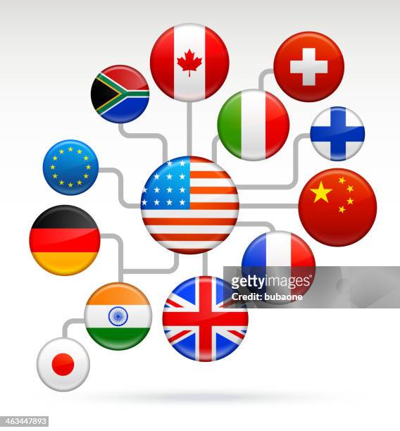 usa nationwide netzwerk - globalisierung stock-grafiken, -clipart, -cartoons und -symbole