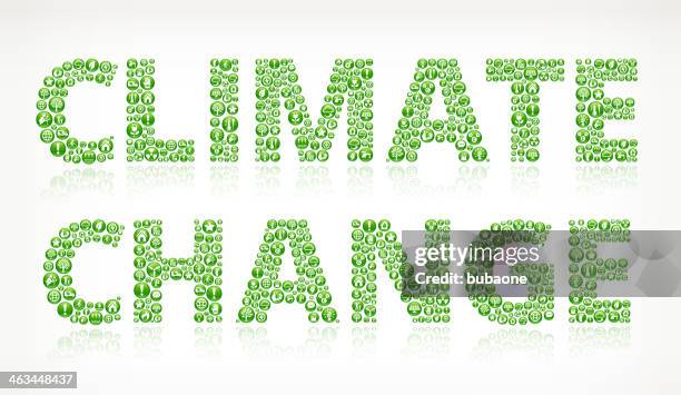 climate change with green energy buttons - energy efficient heating stock illustrations
