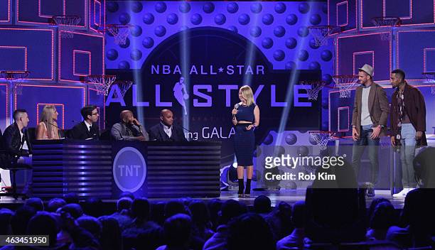 Judges designer John Elliott, WNBA star Elena Delle Donne, GQ editor Will Welch, Inside the NBA analysts Kenny Smith and Charles Barkley, Host Carrie...