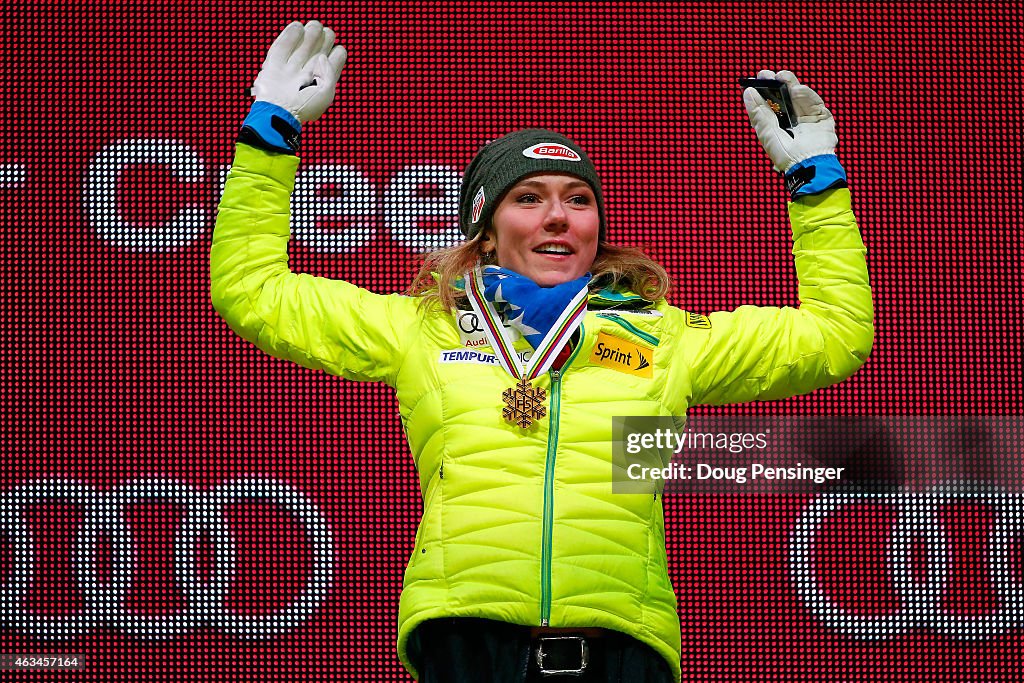 Ladies' Slalom Medals Ceremony