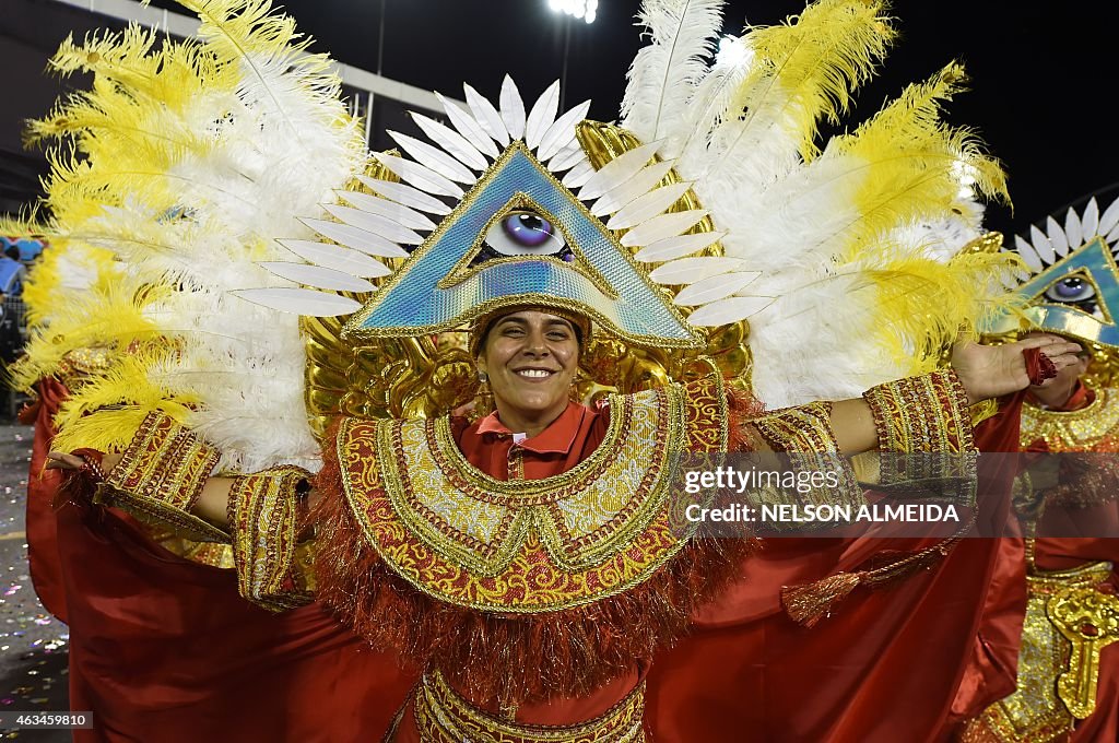 BRAZIL-CARNIVAL-SAO PAULO-PARADE-VILA MARIA