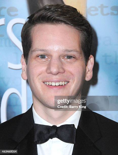 Writer Graham Moore arrives at the 2015 Writers Guild Awards at the Hyatt Regency Century Plaza on February 14, 2015 in Los Angeles, California.