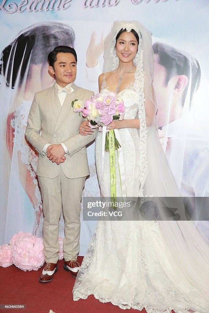 Cho-lam Wong Holds Wedding Ceremony In Hong Kong