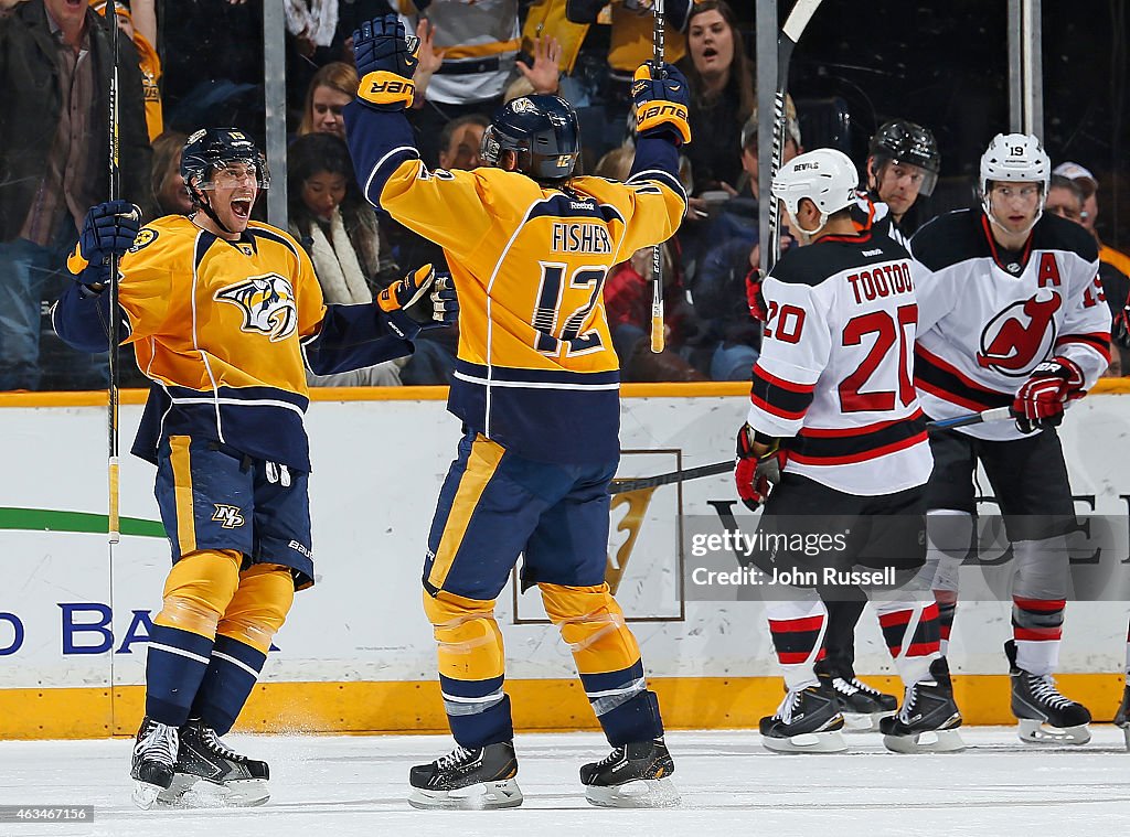 New Jersey Devils v Nashville Predators