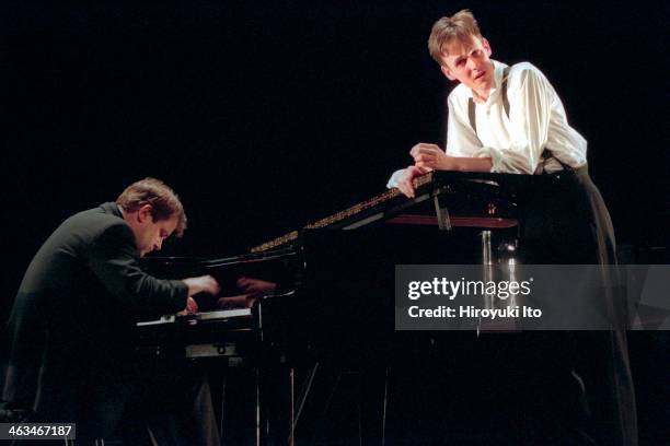 "Diary of One Who Vanished," a staged song cycle by Janacek, at John Jay College Theater on Wednesday, May 30, 2001.This image:From left, Julius...