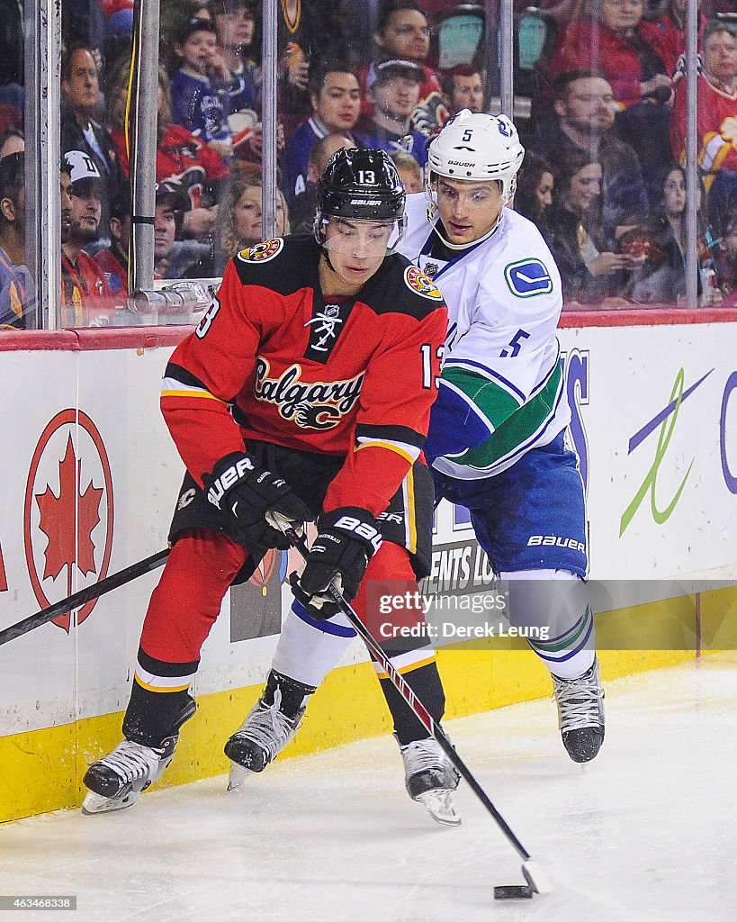 Vancouver Canucks v Calgary Flames