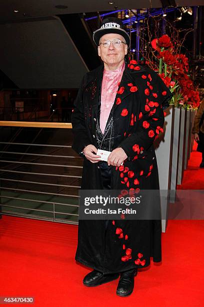 Rosa von Praunheim attends the Closing Ceremony of the 65th Berlinale International Film Festival on February 14, 2015 in Berlin, Germany.