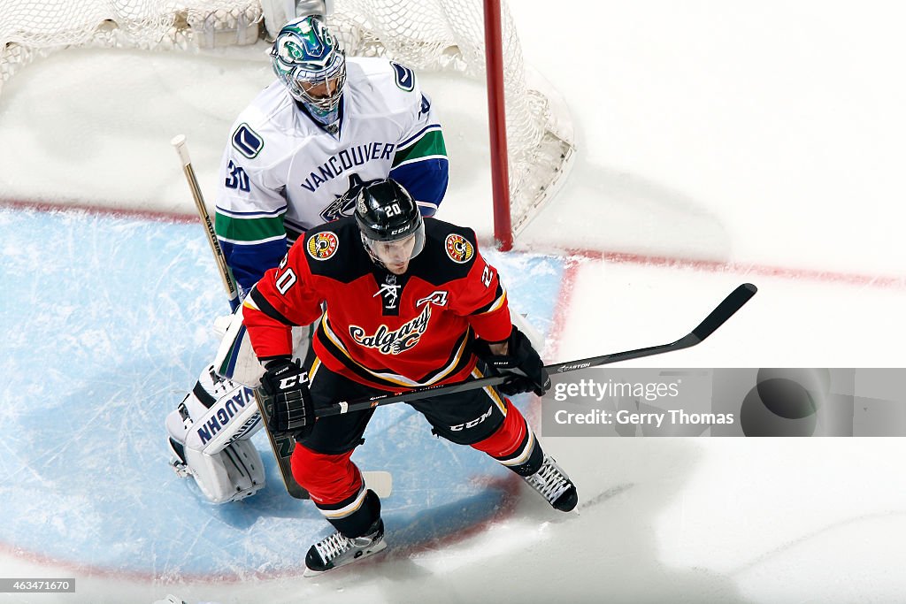 Vancouver Canucks v Calgary Flames