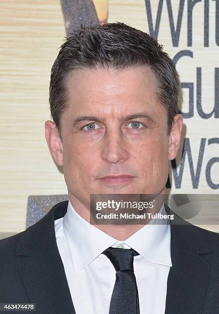 Writer Jason Hall attends the 2015 Writers Guild Awards L.A. Ceremony at the Hyatt Regency Century Plaza on February 14, 2015 in Los Angeles,...