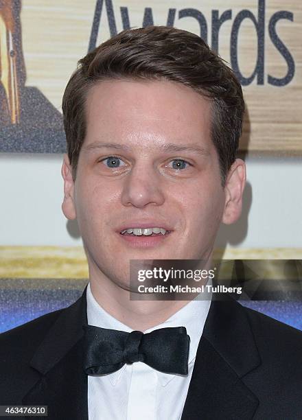 Writer Graham Moore attends the 2015 Writers Guild Award L.A. Ceremony at the Hyatt Regency Century Plaza on February 14, 2015 in Los Angeles,...