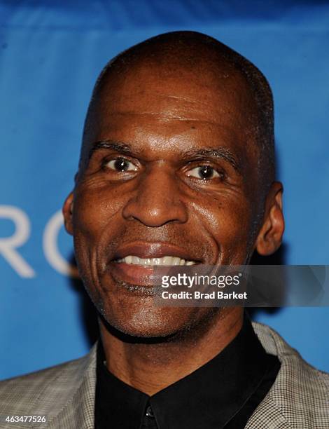 Robert Parish attends State Farm All-Star Saturday Night - NBA All-Star Weekend 2015 at Barclays Center on February 14, 2015 in New York, New York.