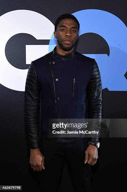 Actor Chadwick Boseman attends GQ and LeBron James Celebrate All-Star Style on February 14, 2015 in New York City.