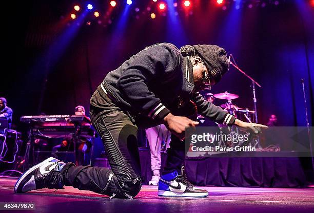 Wale performs at The Tabernacle on February 14, 2015 in Atlanta, Georgia.