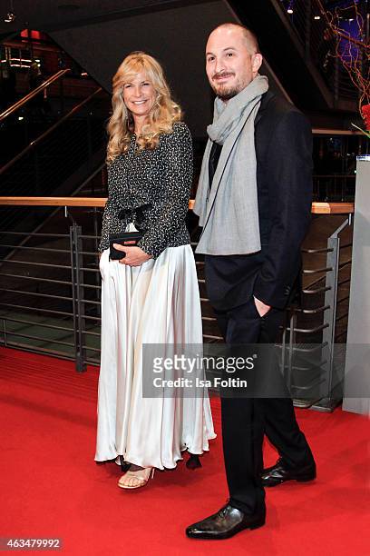 Martha De Laurentiis, Darren Aronofsky attend the Closing Ceremony of the 65th Berlinale International Film Festival on February 14, 2015 in Berlin,...