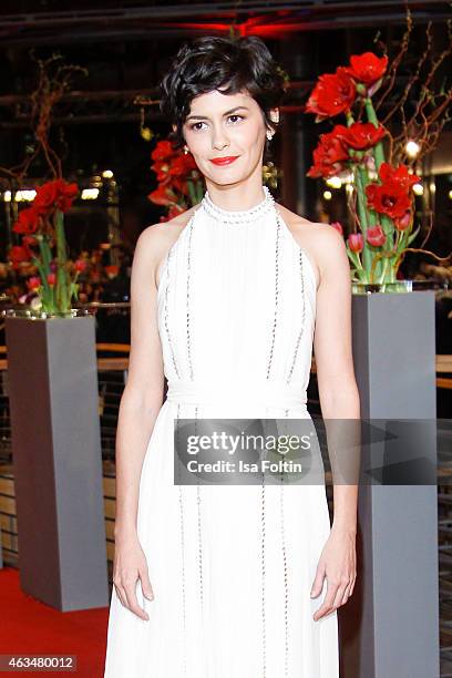 Audrey Tautou attends the Closing Ceremony of the 65th Berlinale International Film Festival on February 14, 2015 in Berlin, Germany.