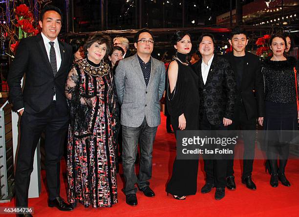 Do Thi Hai Yen , Calvin Tai Lam and film team attend the Closing Ceremony of the 65th Berlinale International Film Festival on February 14, 2015 in...