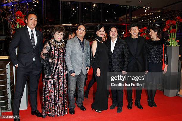 Do Thi Hai Yen , Calvin Tai Lam and film team attend the Closing Ceremony of the 65th Berlinale International Film Festival on February 14, 2015 in...