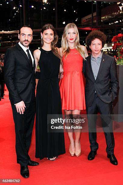 Moises Zonana , Michel Franco and guests attend the Closing Ceremony of the 65th Berlinale International Film Festival on February 14, 2015 in...