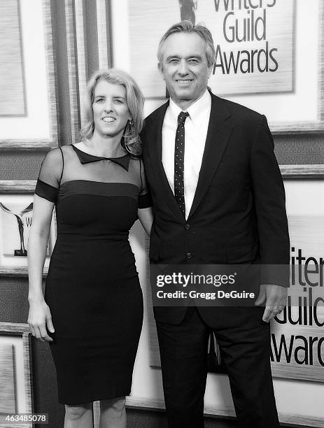 Director Rory Kennedy and brother Robert F. Kennedy Jr. Arrive at the 2015 Writers Guild Awards L.A. Ceremony at the Hyatt Regency Century Plaza on...