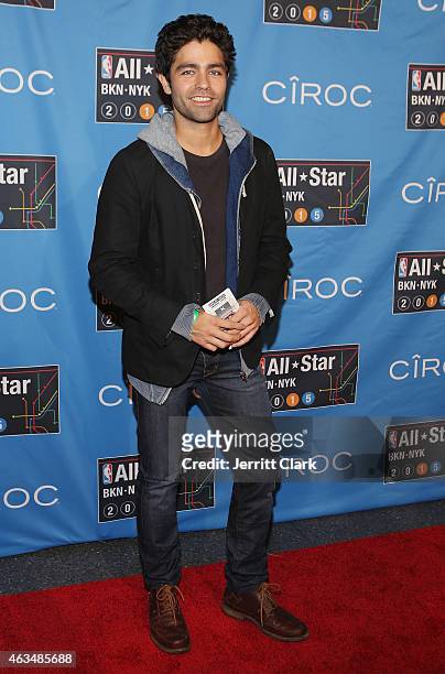 Adrian Grenier attends NBA All-Star Saturday Night Powered By CIROC Vodka at Barclays Center on February 14, 2015 in New York City.