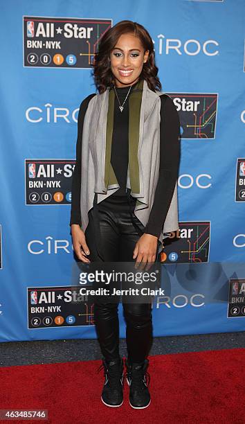 Skylar Diggins attends NBA All-Star Saturday Night Powered By CIROC Vodka at Barclays Center on February 14, 2015 in New York City.