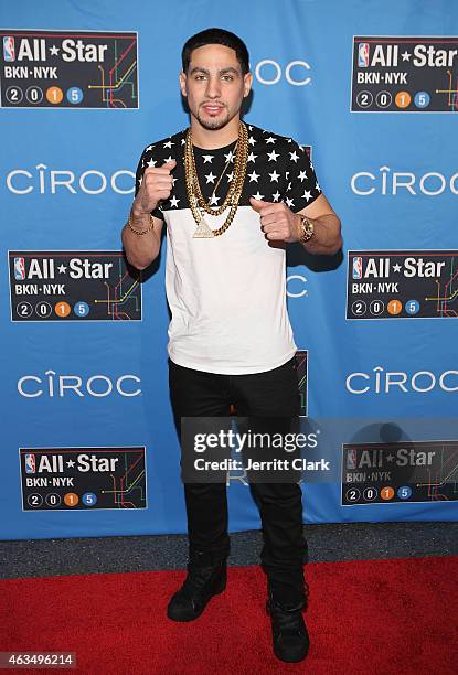 Boxer Danny García attends NBA All-Star Saturday Night Powered By CIROC Vodka at Barclays Center on February 14, 2015 in New York City.
