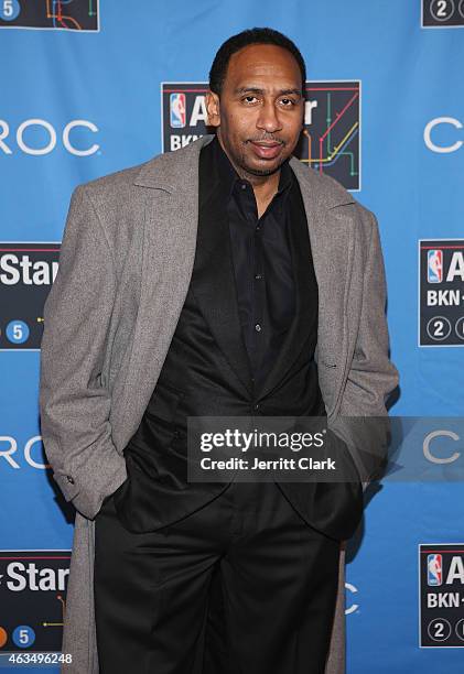 Stephen A. Smith attends NBA All-Star Saturday Night Powered By CIROC Vodka at Barclays Center on February 14, 2015 in New York City.