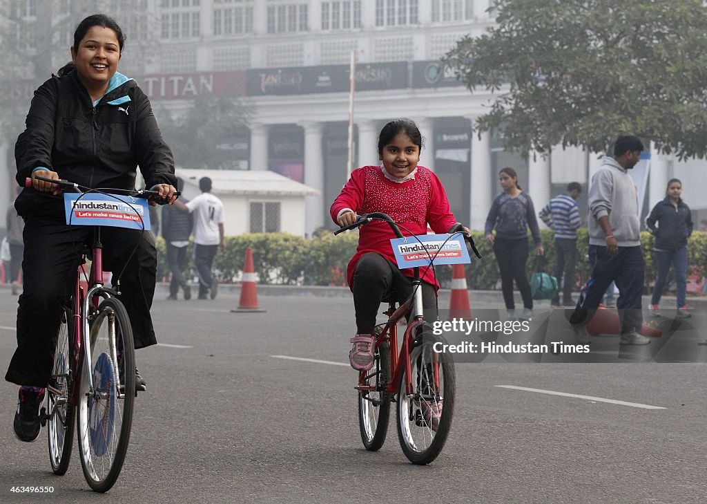 Raahgiri Day Organised By Hindustan Times At Connaught Place