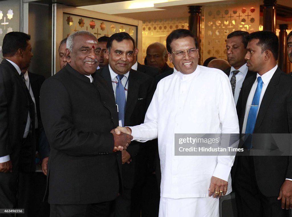 Sri Lanka President Arrives In India On First Foreign Trip