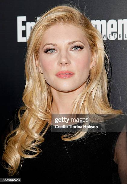 Katheryn Winnick attends the Entertainment Weekly SAG Awards pre-party at Chateau Marmont on January 17, 2014 in Los Angeles, California.