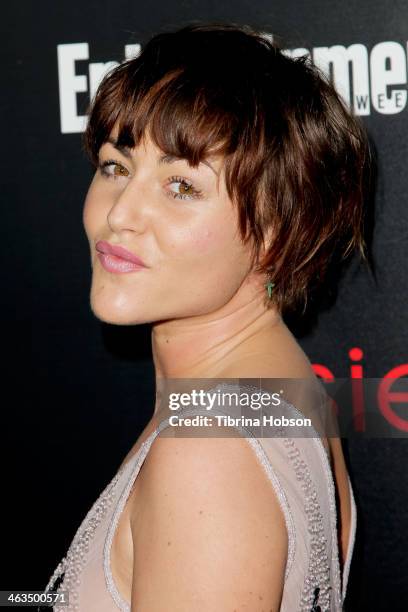 Jaime Winstone attends the Entertainment Weekly SAG Awards pre-party at Chateau Marmont on January 17, 2014 in Los Angeles, California.
