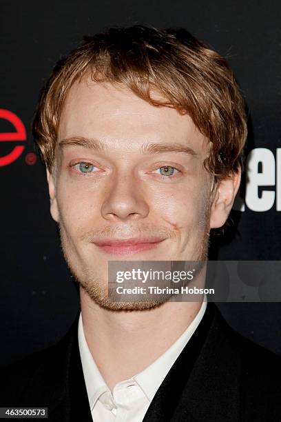 Alfie Allen attends the Entertainment Weekly SAG Awards pre-party at Chateau Marmont on January 17, 2014 in Los Angeles, California.