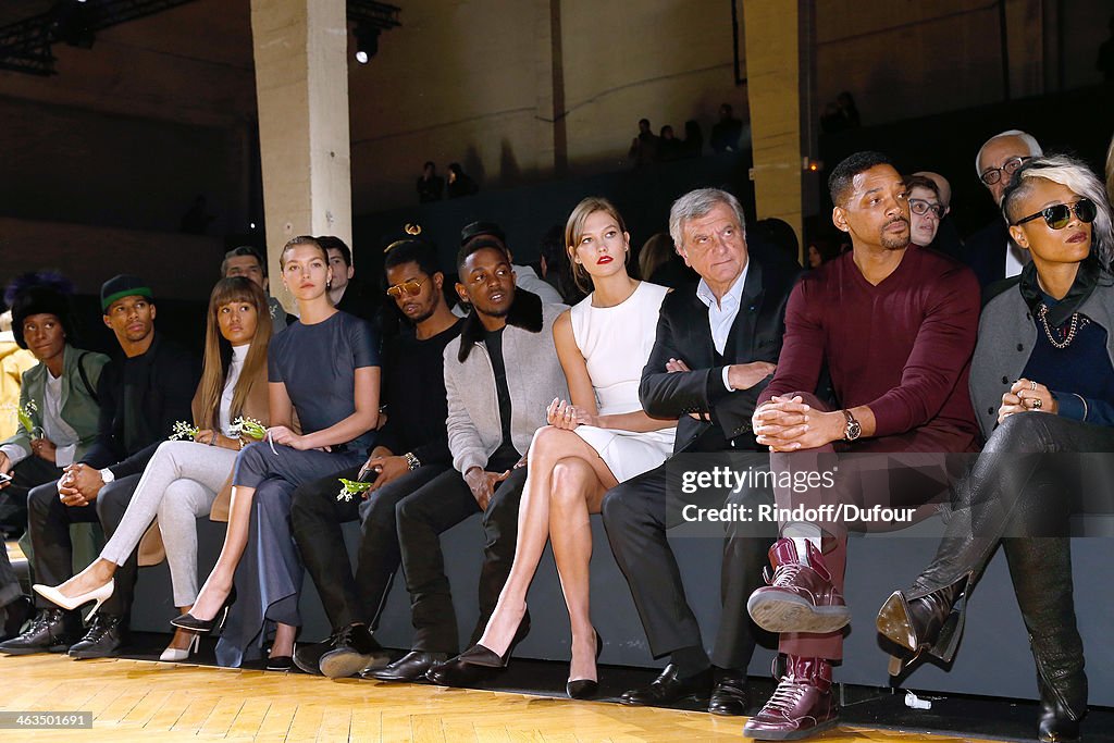 Dior Homme : Front Row - Paris Fashion Week - Menswear F/W 2014-2015