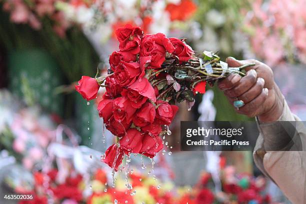 Pakistani citizens takes part on Valentine's Day celebration. Valentine's Day is named for a Christian martyr, way back 5th century, but has origins...