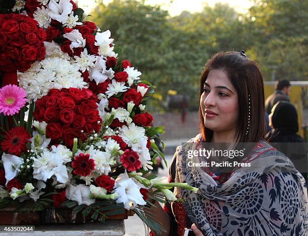 Pakistani citizens takes part on Valentine's Day celebration. Valentine's Day is named for a Christian martyr, way back 5th century, but has origins...